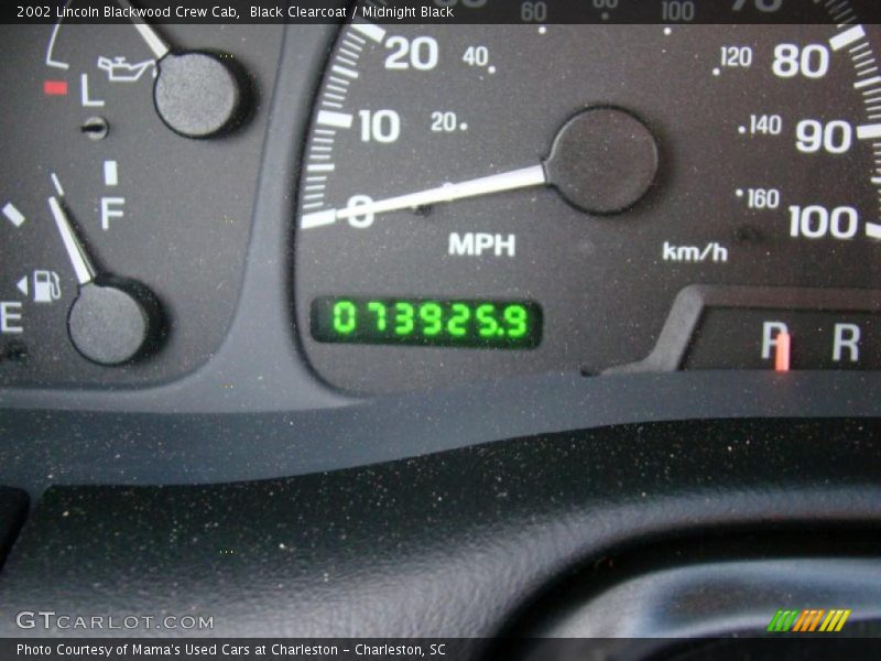 Black Clearcoat / Midnight Black 2002 Lincoln Blackwood Crew Cab