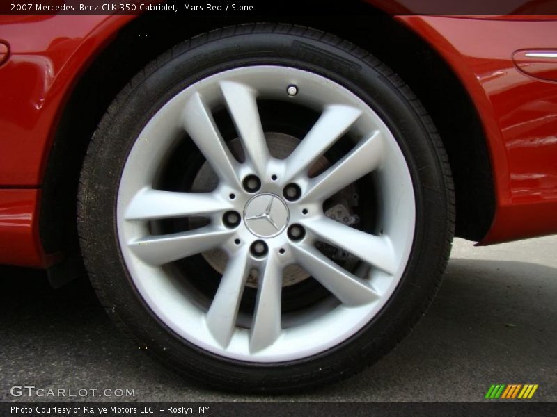 Mars Red / Stone 2007 Mercedes-Benz CLK 350 Cabriolet