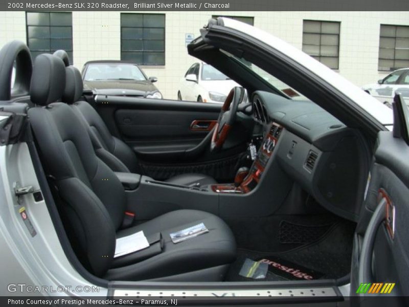 Brilliant Silver Metallic / Charcoal 2002 Mercedes-Benz SLK 320 Roadster