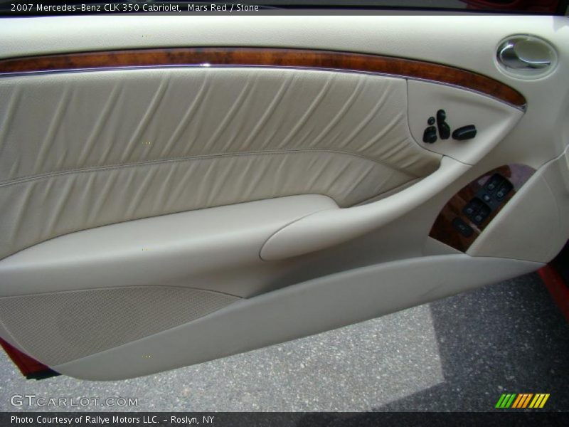 Mars Red / Stone 2007 Mercedes-Benz CLK 350 Cabriolet