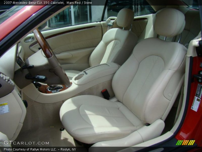 Mars Red / Stone 2007 Mercedes-Benz CLK 350 Cabriolet