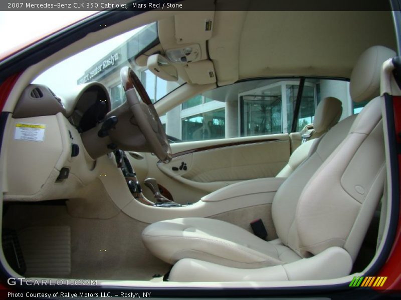 Mars Red / Stone 2007 Mercedes-Benz CLK 350 Cabriolet