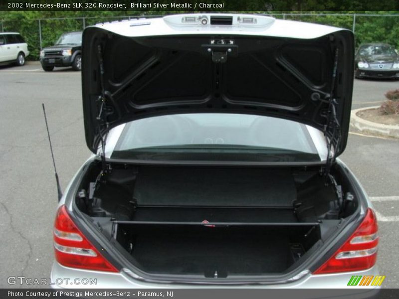 Brilliant Silver Metallic / Charcoal 2002 Mercedes-Benz SLK 320 Roadster
