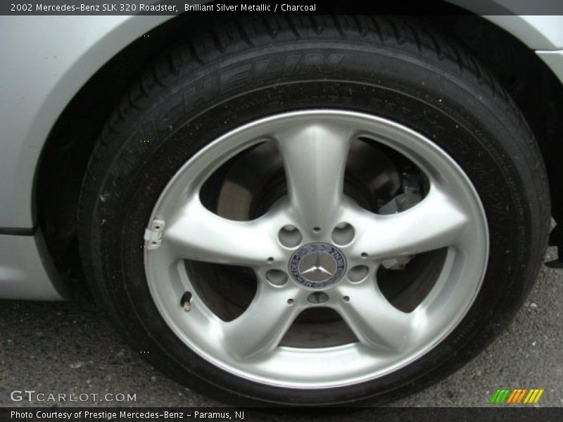 Brilliant Silver Metallic / Charcoal 2002 Mercedes-Benz SLK 320 Roadster