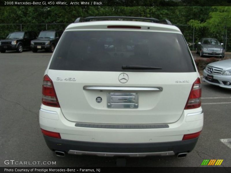 Arctic White / Black 2008 Mercedes-Benz GL 450 4Matic