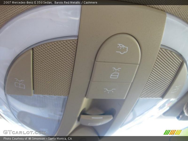Barolo Red Metallic / Cashmere 2007 Mercedes-Benz E 350 Sedan