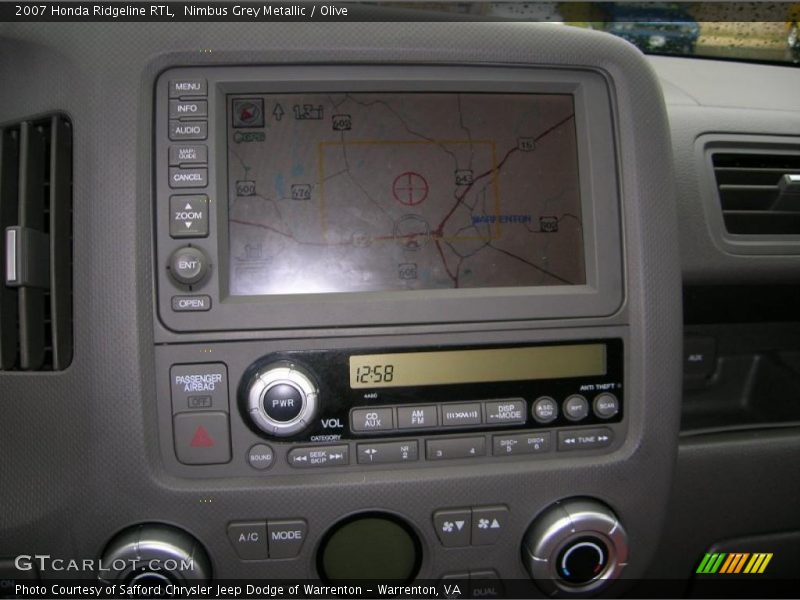 Nimbus Grey Metallic / Olive 2007 Honda Ridgeline RTL