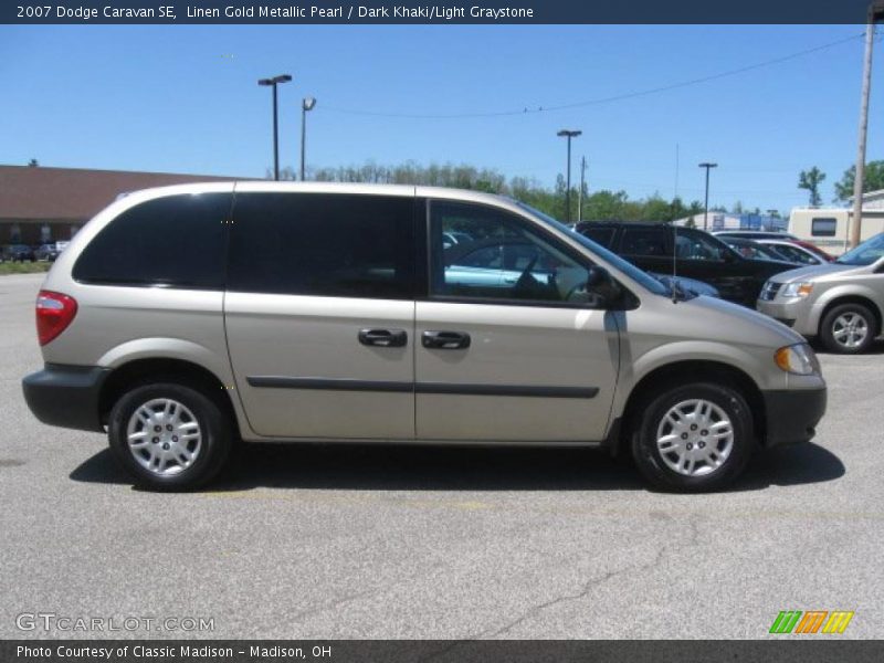 Linen Gold Metallic Pearl / Dark Khaki/Light Graystone 2007 Dodge Caravan SE