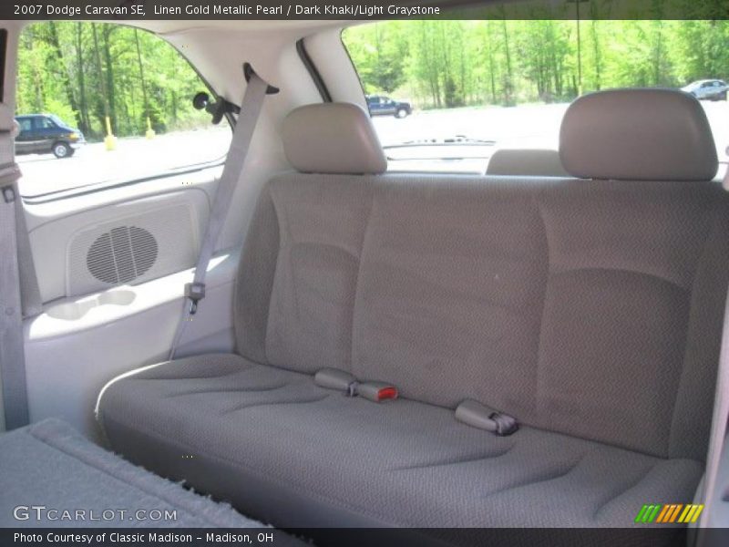 Linen Gold Metallic Pearl / Dark Khaki/Light Graystone 2007 Dodge Caravan SE