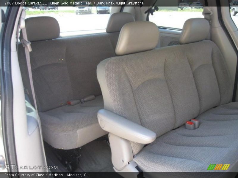 Linen Gold Metallic Pearl / Dark Khaki/Light Graystone 2007 Dodge Caravan SE
