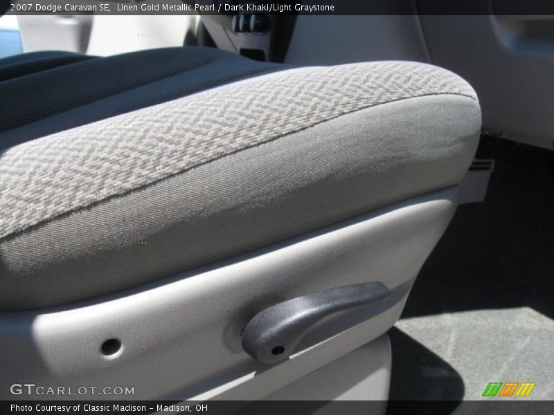 Linen Gold Metallic Pearl / Dark Khaki/Light Graystone 2007 Dodge Caravan SE