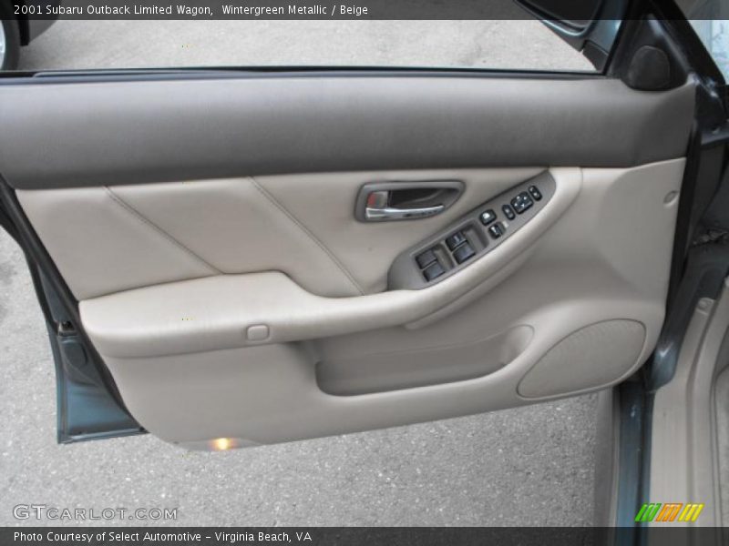 Wintergreen Metallic / Beige 2001 Subaru Outback Limited Wagon