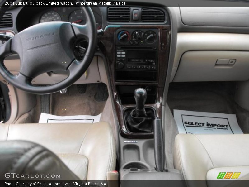 Wintergreen Metallic / Beige 2001 Subaru Outback Limited Wagon