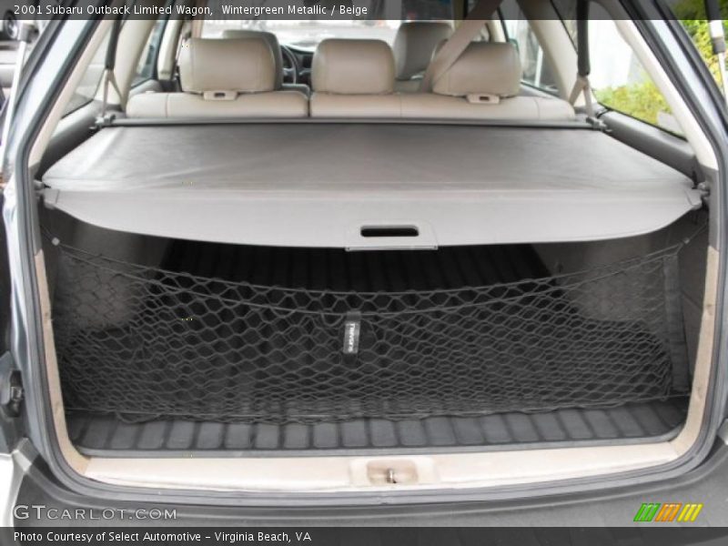 Wintergreen Metallic / Beige 2001 Subaru Outback Limited Wagon