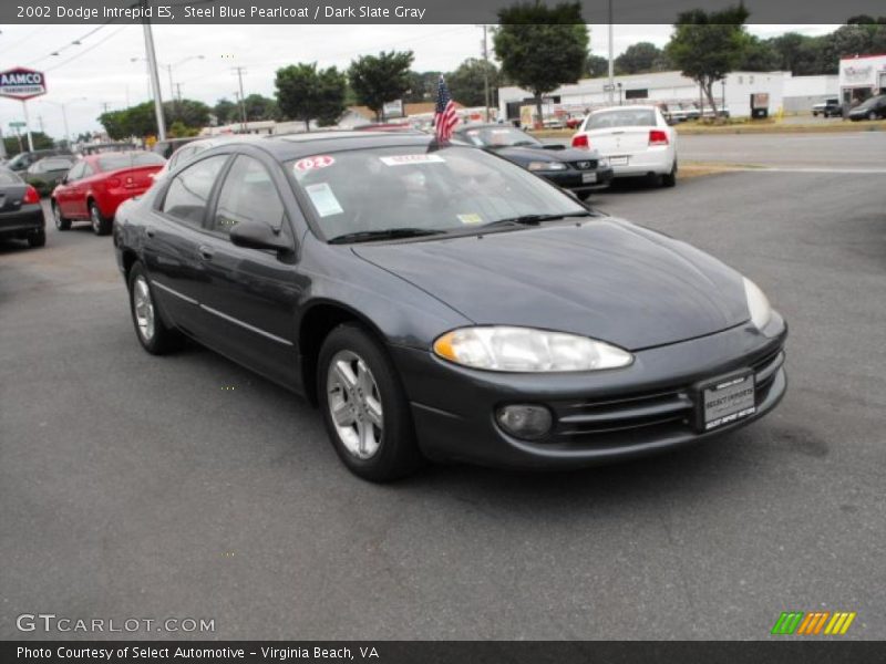 Steel Blue Pearlcoat / Dark Slate Gray 2002 Dodge Intrepid ES