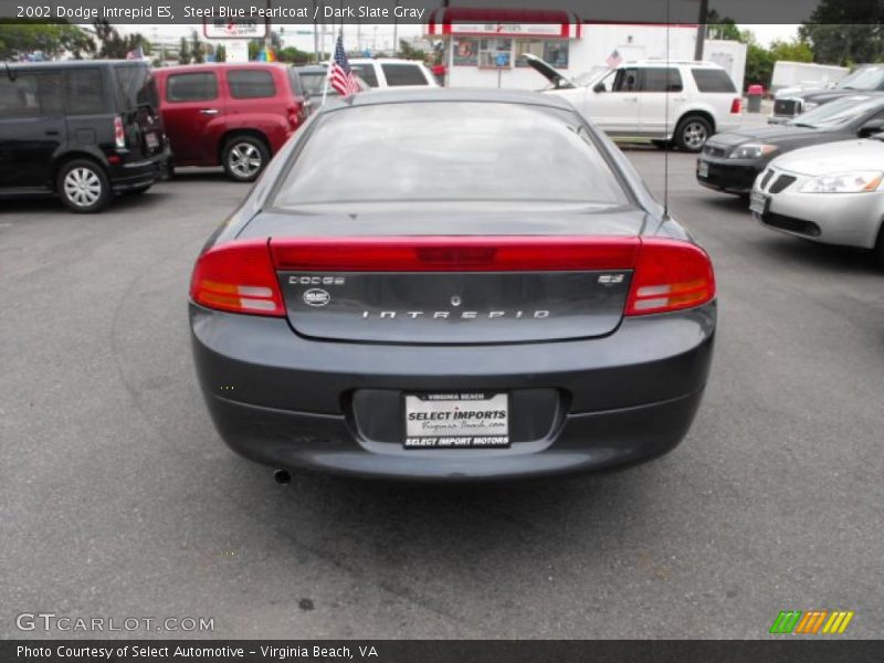 Steel Blue Pearlcoat / Dark Slate Gray 2002 Dodge Intrepid ES