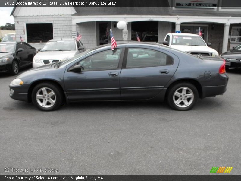 Steel Blue Pearlcoat / Dark Slate Gray 2002 Dodge Intrepid ES