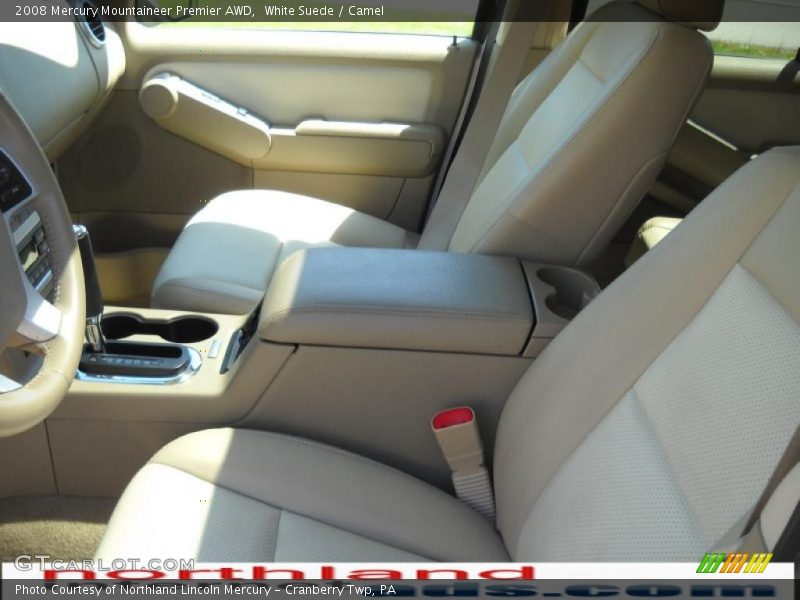White Suede / Camel 2008 Mercury Mountaineer Premier AWD