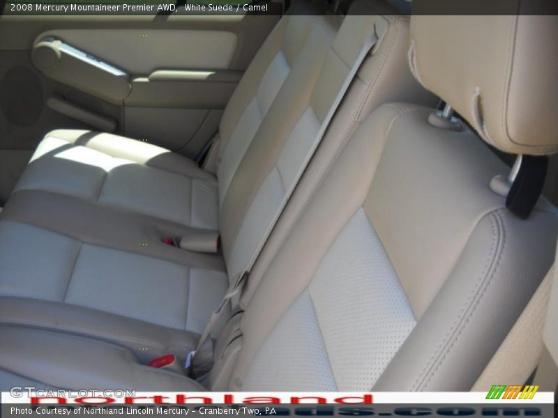 White Suede / Camel 2008 Mercury Mountaineer Premier AWD