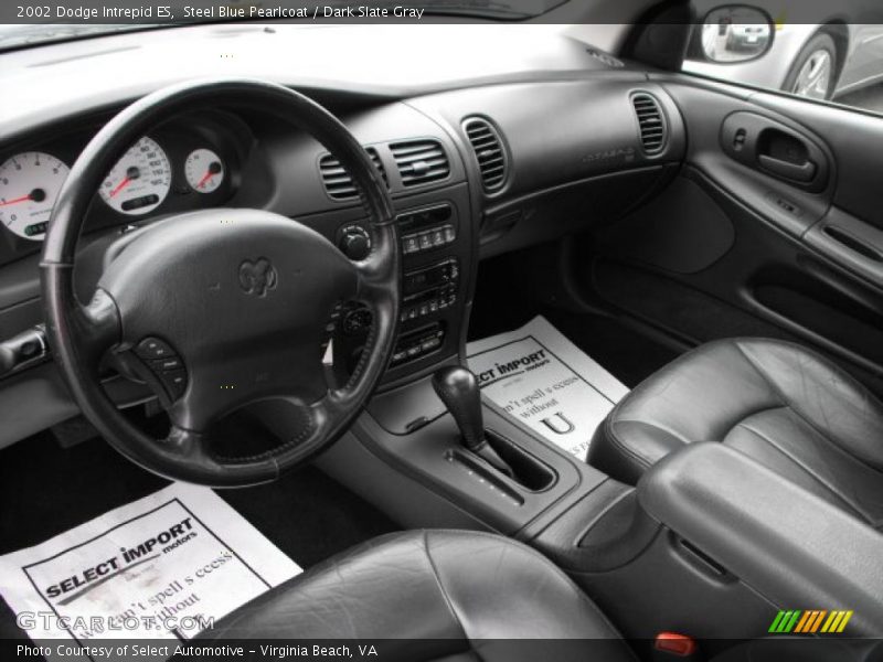 Steel Blue Pearlcoat / Dark Slate Gray 2002 Dodge Intrepid ES
