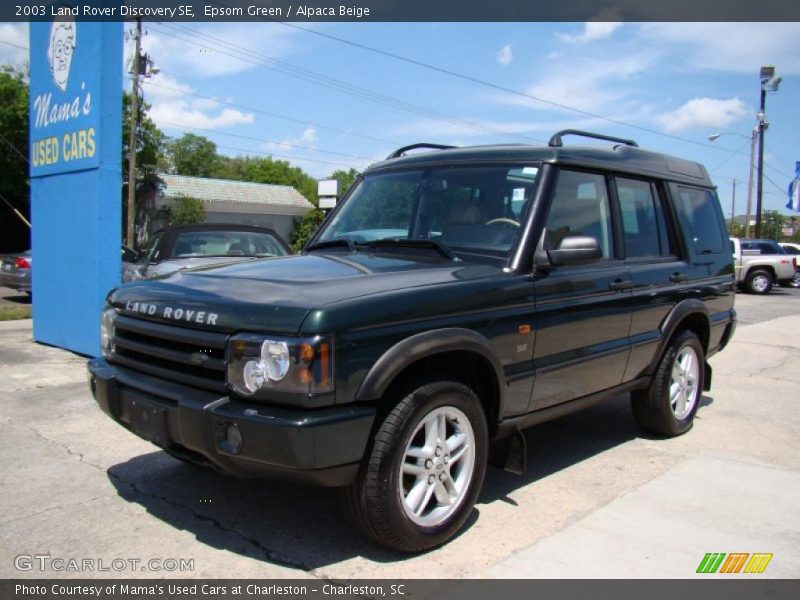 Epsom Green / Alpaca Beige 2003 Land Rover Discovery SE