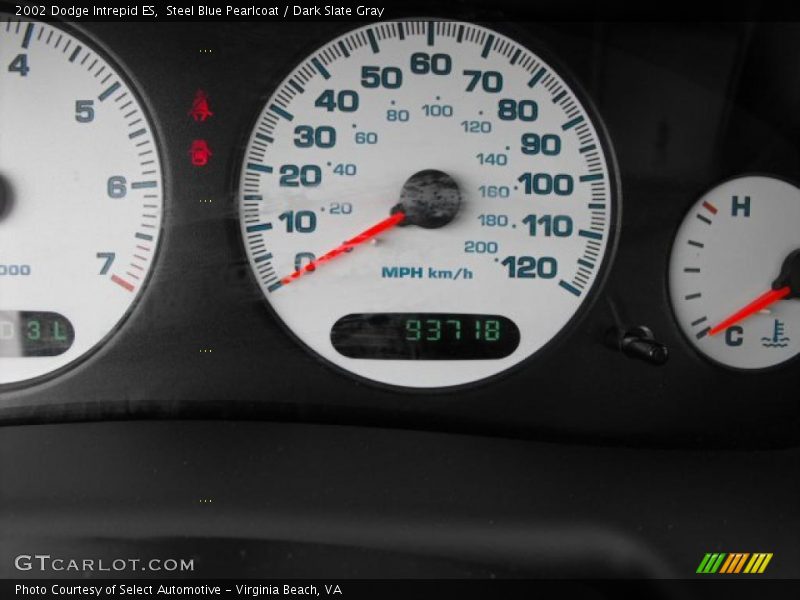 Steel Blue Pearlcoat / Dark Slate Gray 2002 Dodge Intrepid ES