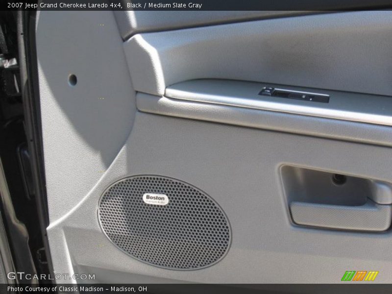 Black / Medium Slate Gray 2007 Jeep Grand Cherokee Laredo 4x4