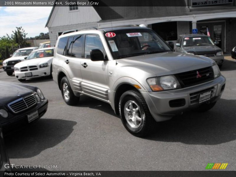 Sudan Beige / Gray 2001 Mitsubishi Montero XLS 4x4