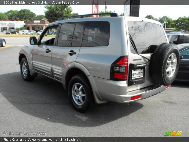 Sudan Beige / Gray 2001 Mitsubishi Montero XLS 4x4