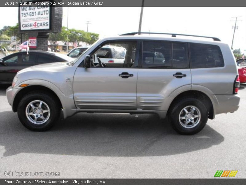 Sudan Beige / Gray 2001 Mitsubishi Montero XLS 4x4