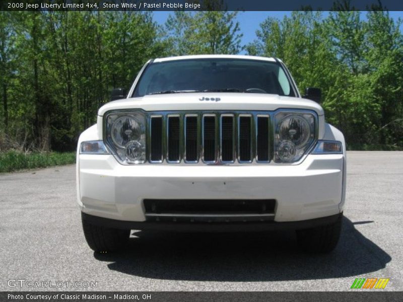 Stone White / Pastel Pebble Beige 2008 Jeep Liberty Limited 4x4