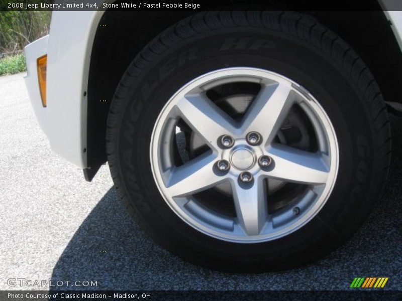 Stone White / Pastel Pebble Beige 2008 Jeep Liberty Limited 4x4