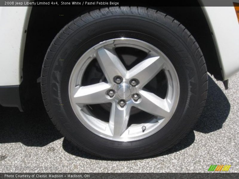 Stone White / Pastel Pebble Beige 2008 Jeep Liberty Limited 4x4