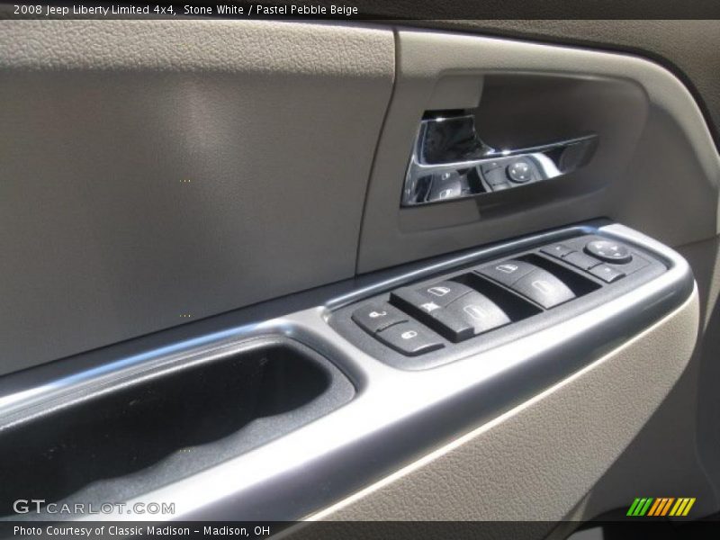 Stone White / Pastel Pebble Beige 2008 Jeep Liberty Limited 4x4