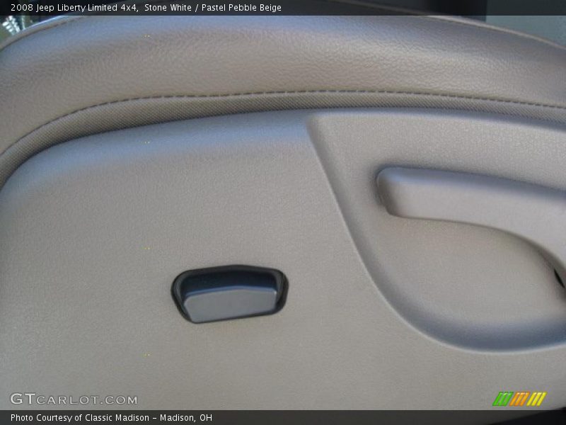 Stone White / Pastel Pebble Beige 2008 Jeep Liberty Limited 4x4