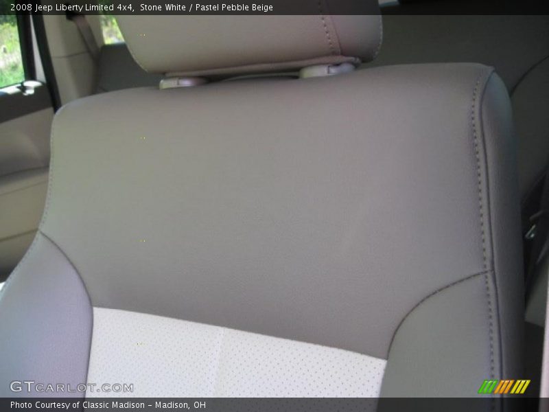 Stone White / Pastel Pebble Beige 2008 Jeep Liberty Limited 4x4