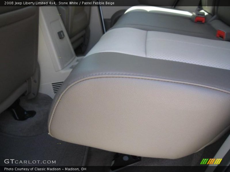 Stone White / Pastel Pebble Beige 2008 Jeep Liberty Limited 4x4