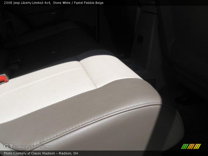 Stone White / Pastel Pebble Beige 2008 Jeep Liberty Limited 4x4