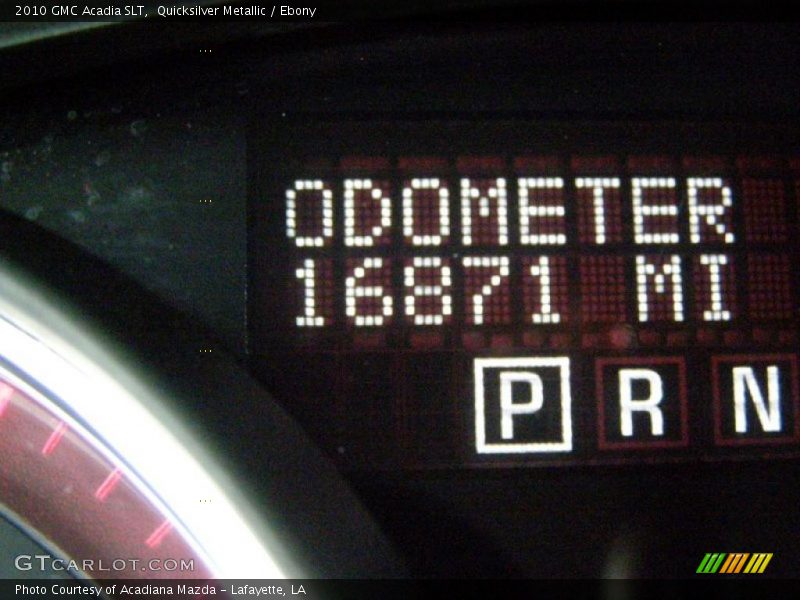 Quicksilver Metallic / Ebony 2010 GMC Acadia SLT