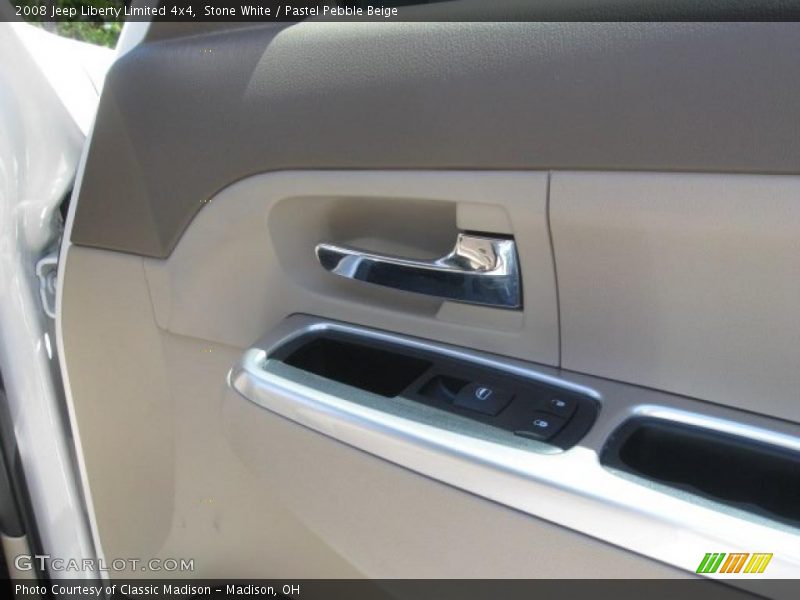 Stone White / Pastel Pebble Beige 2008 Jeep Liberty Limited 4x4