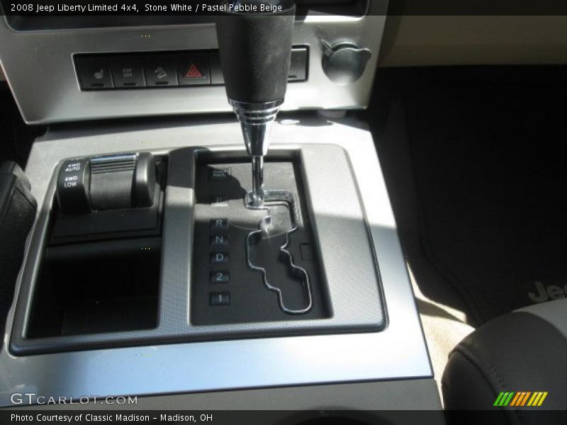 Stone White / Pastel Pebble Beige 2008 Jeep Liberty Limited 4x4