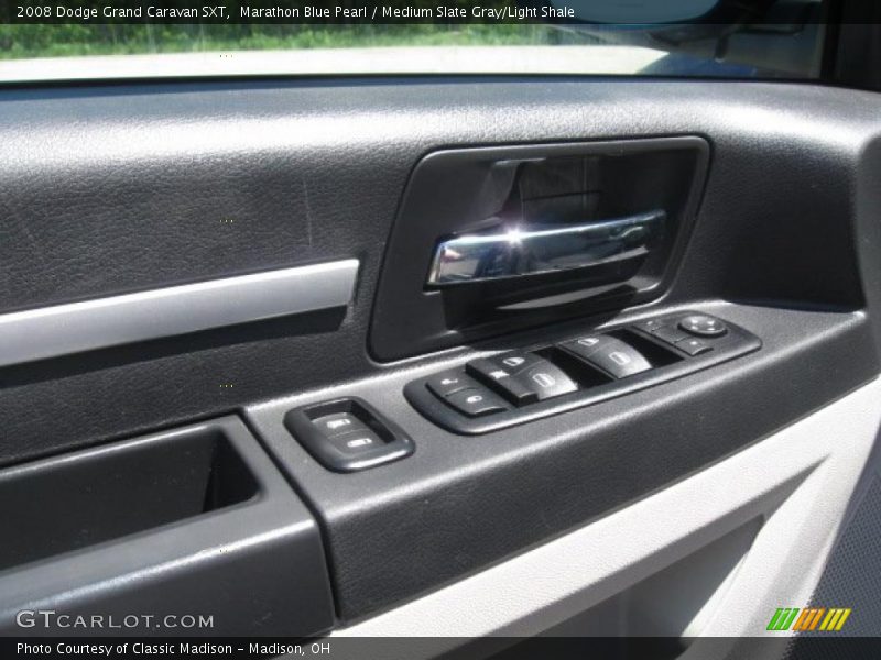 Marathon Blue Pearl / Medium Slate Gray/Light Shale 2008 Dodge Grand Caravan SXT