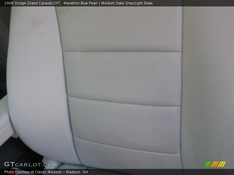 Marathon Blue Pearl / Medium Slate Gray/Light Shale 2008 Dodge Grand Caravan SXT