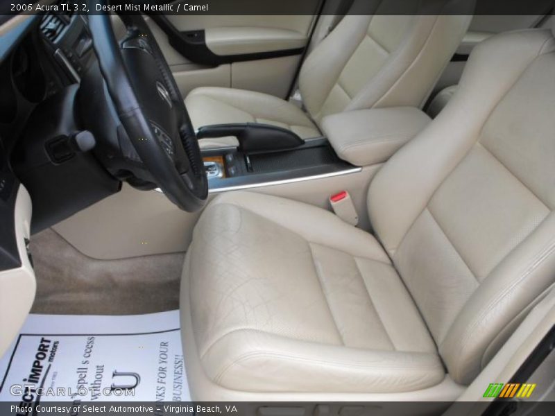 Desert Mist Metallic / Camel 2006 Acura TL 3.2
