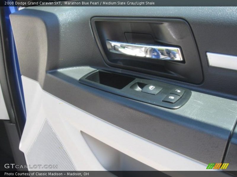 Marathon Blue Pearl / Medium Slate Gray/Light Shale 2008 Dodge Grand Caravan SXT