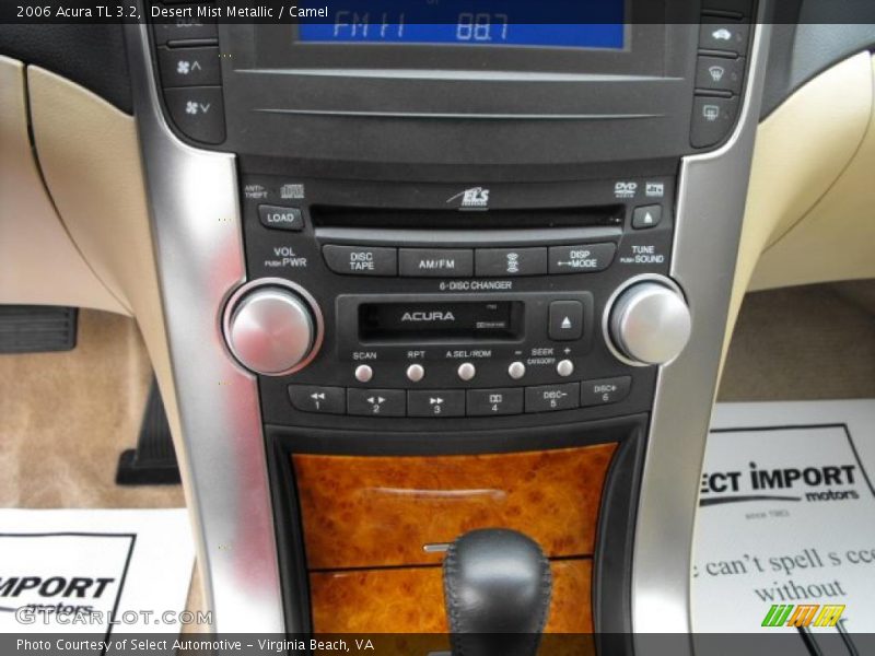 Desert Mist Metallic / Camel 2006 Acura TL 3.2