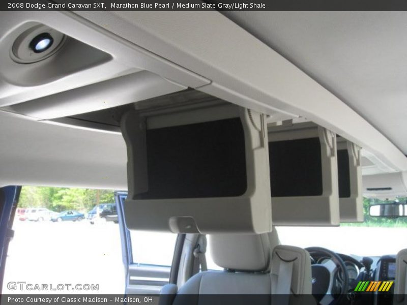 Marathon Blue Pearl / Medium Slate Gray/Light Shale 2008 Dodge Grand Caravan SXT