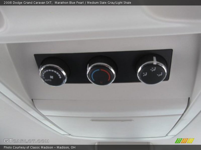 Marathon Blue Pearl / Medium Slate Gray/Light Shale 2008 Dodge Grand Caravan SXT