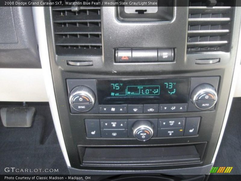 Marathon Blue Pearl / Medium Slate Gray/Light Shale 2008 Dodge Grand Caravan SXT