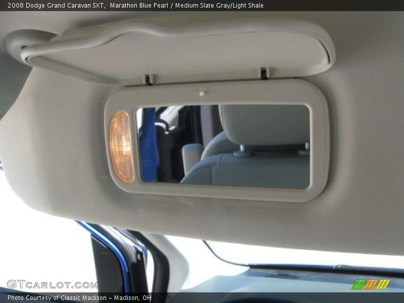 Marathon Blue Pearl / Medium Slate Gray/Light Shale 2008 Dodge Grand Caravan SXT